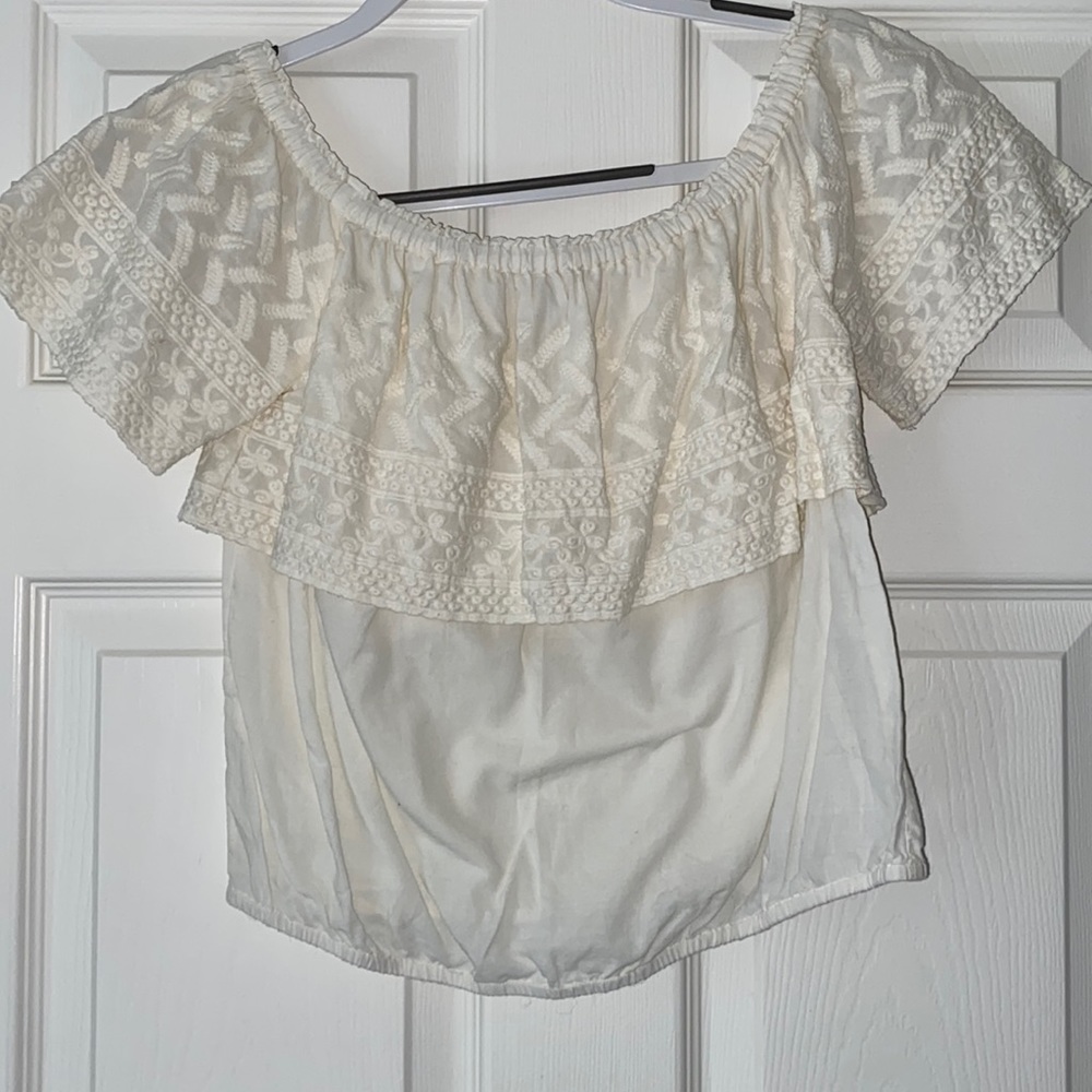 Lucky Brand off shoulder shirt